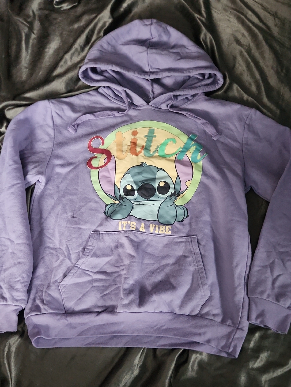 Disney Stitch Lavender/Purple Graphic Hoodie Pull Over